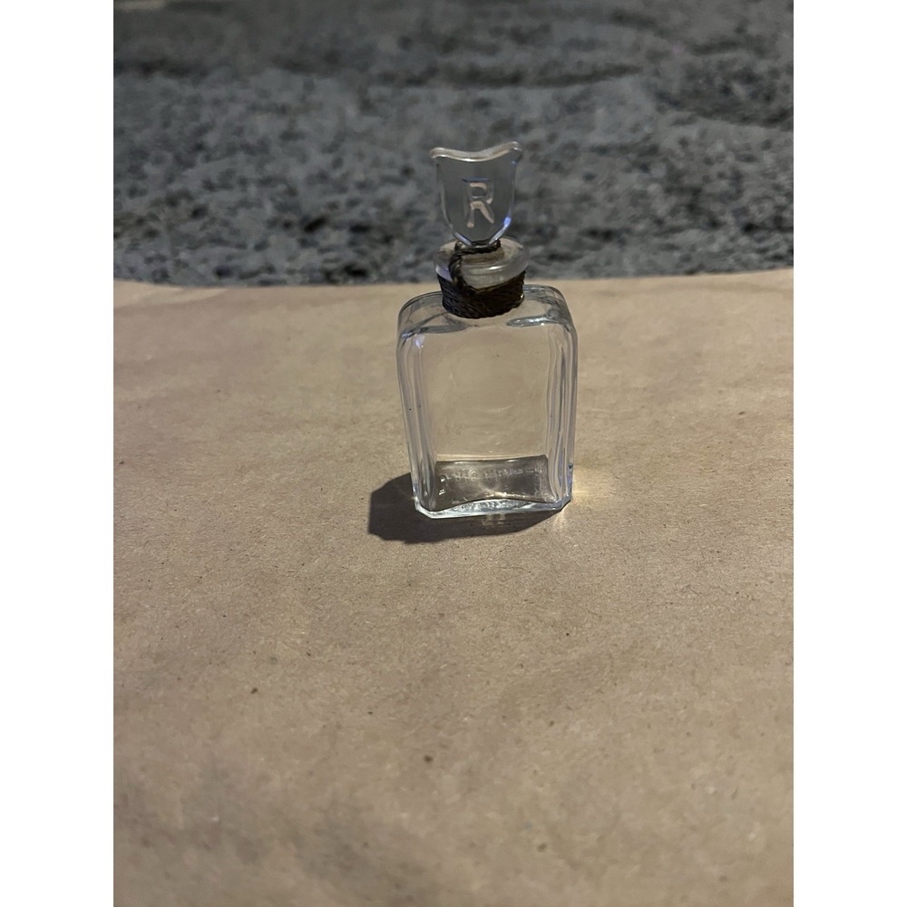 Vintage Glass Perfume Bottle with Stopper